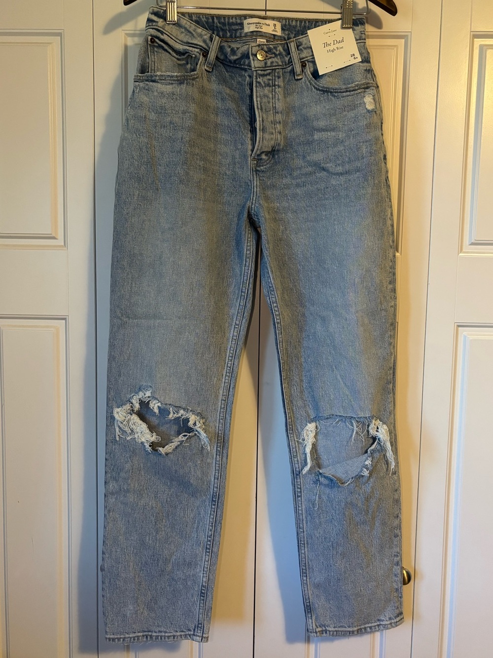 Abercrombie & Fitch, curve love “the dad” high rise jeans